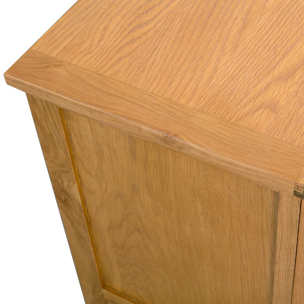 vidaXL TV stolek 120 x 35 x 48 cm masivní dubové dřevo