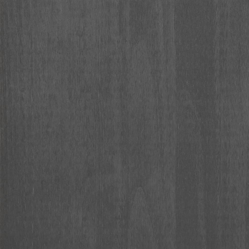 vidaXL Příborník HAMAR tmavě šedý 90 x 40 x 80 cm masivní borovice