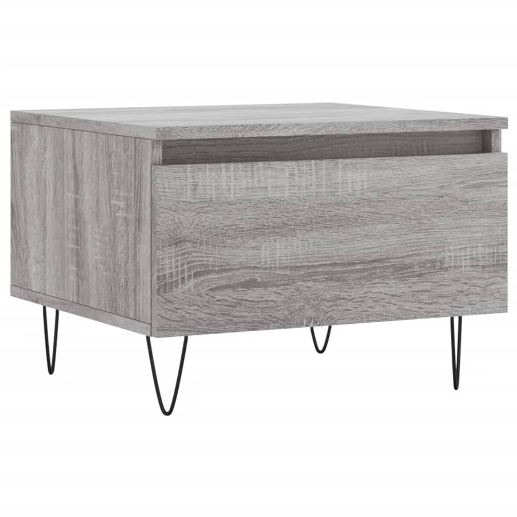 vidaXL Konferenční stolek šedý sonoma 50 x 46 x 35 cm kompozitní dřevo