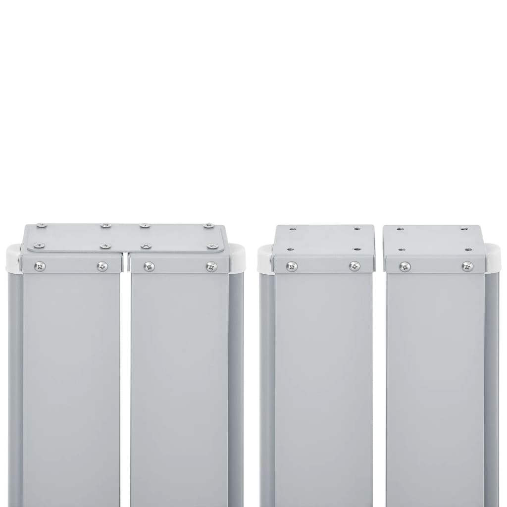 vidaXL Oboustranná zatahovací boční markýza 170 x 600 cm krémová