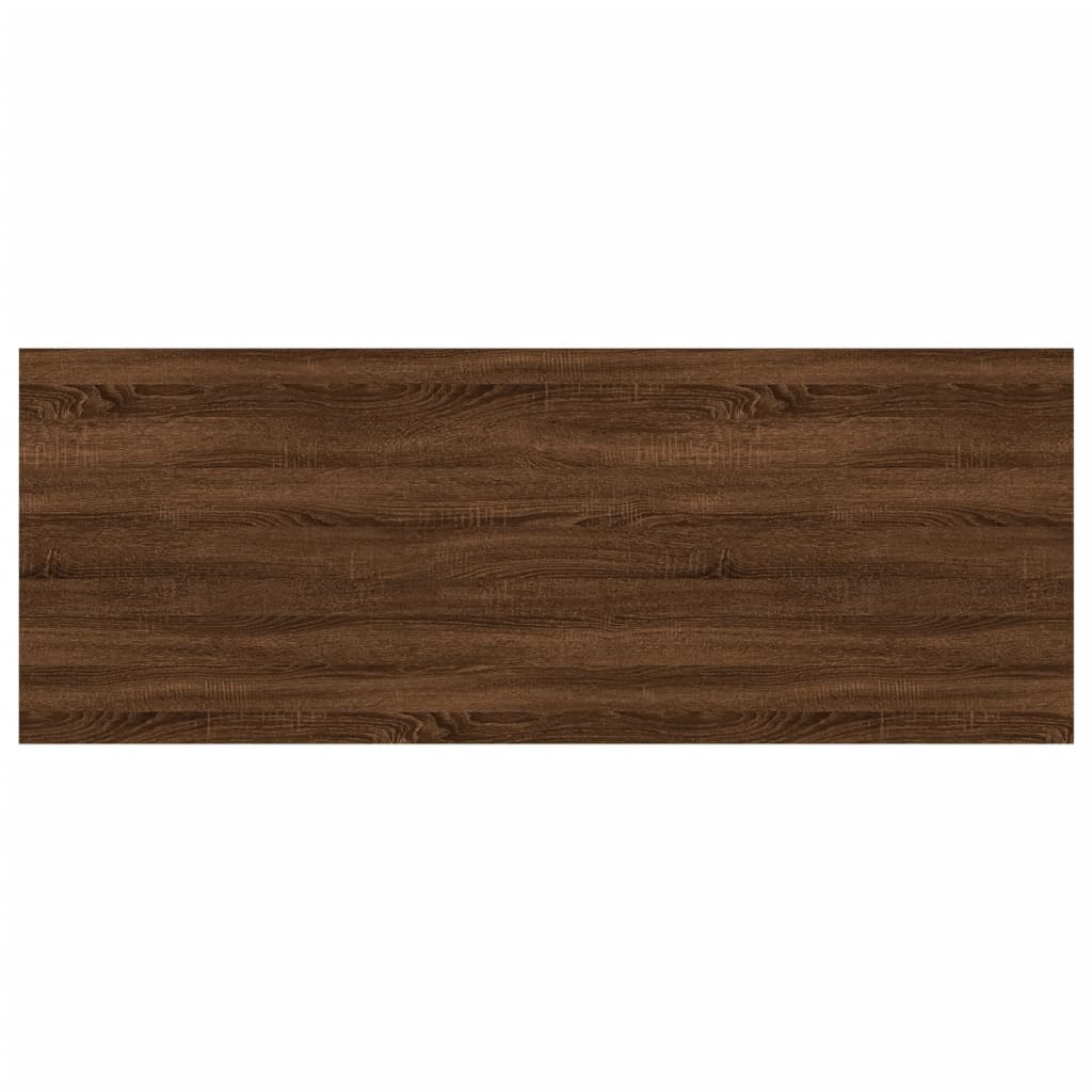 vidaXL Nástěnné police 4 ks hnědý dub 80x30x1,5 cm kompozitní dřevo
