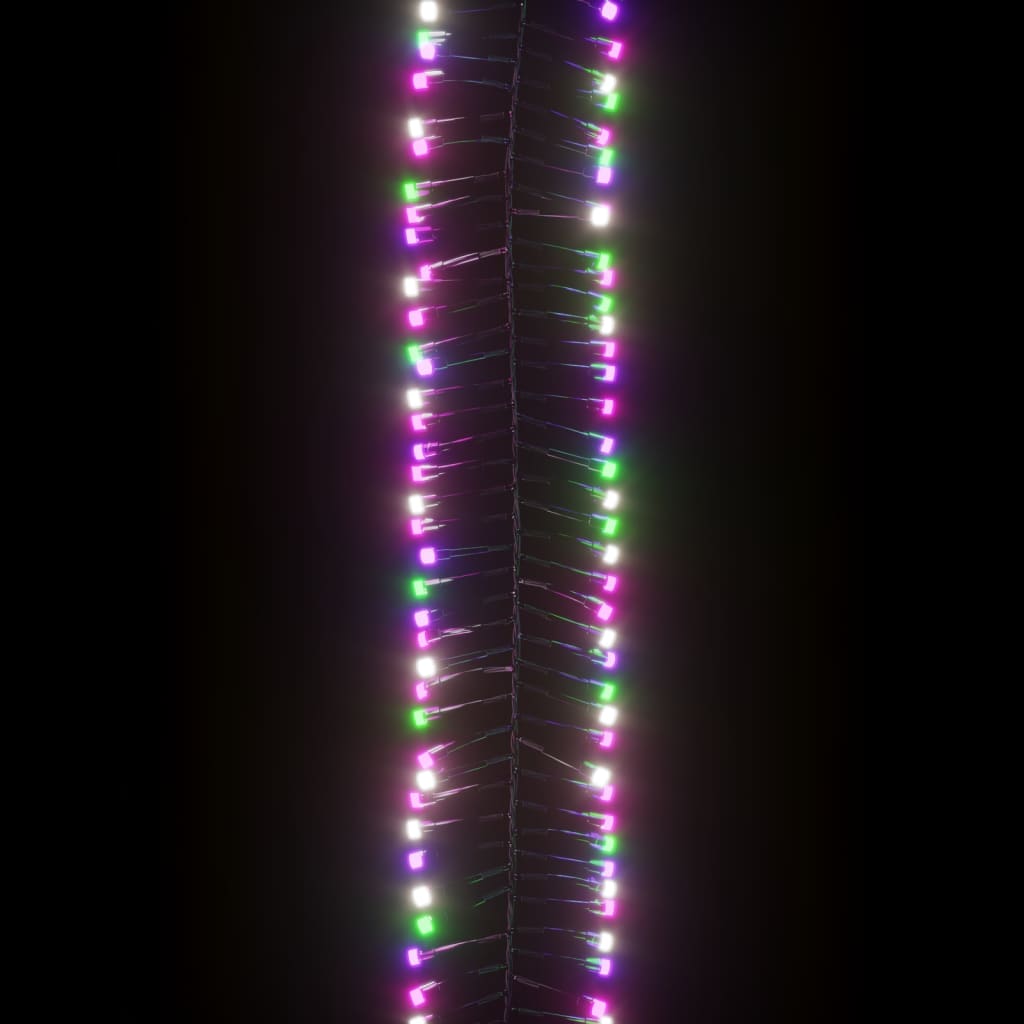 vidaXL Světelný LED řetěz trs se 400 LED pastelový barevný 7,4 m PVC
