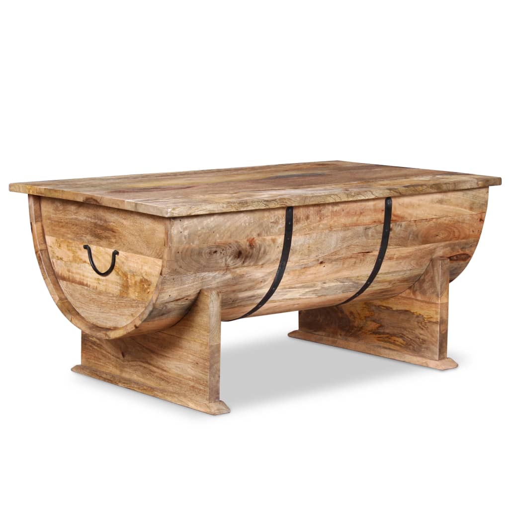 vidaXL Konferenční stolek, masivní mangovníkové dřevo, 88x50x40 cm