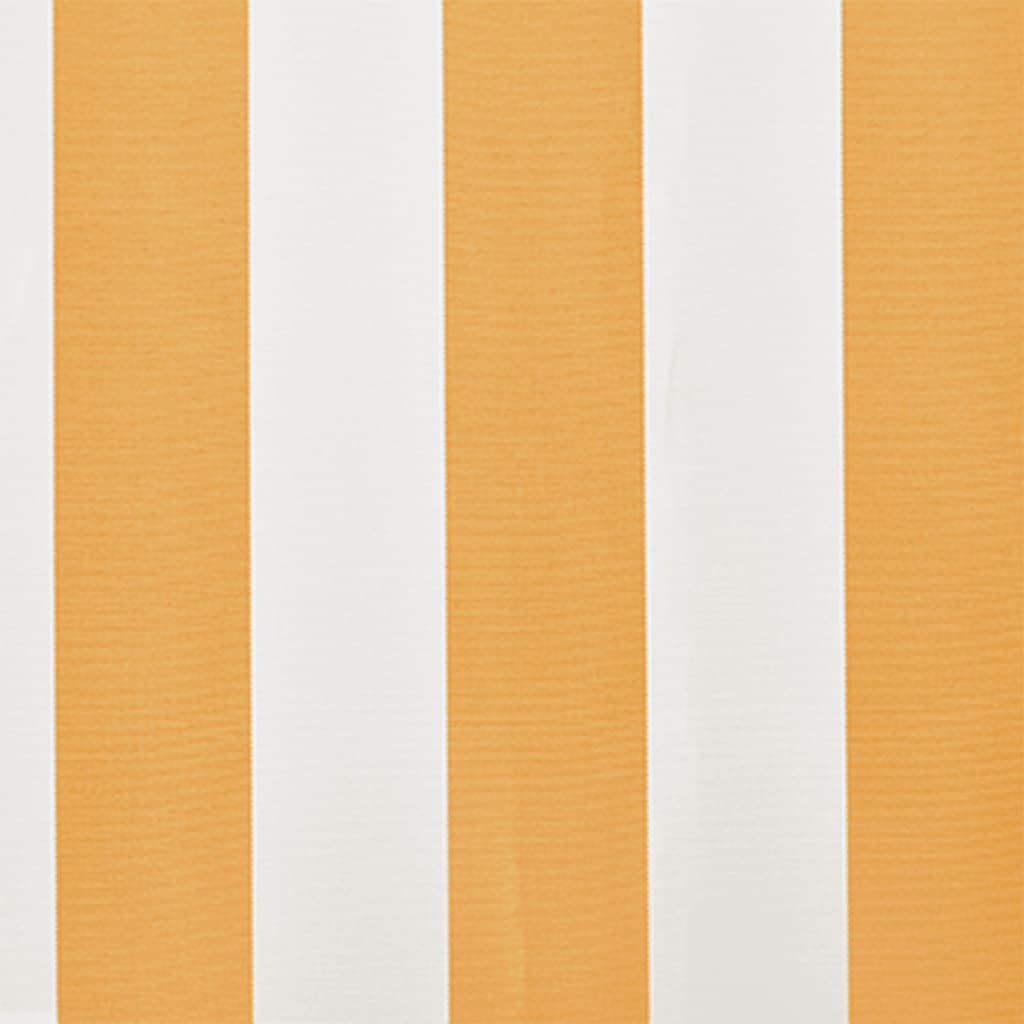 vidaXL Plachta na markýzu slunečnicová žluto-bílá 6 x 3 m (bez rámu)
