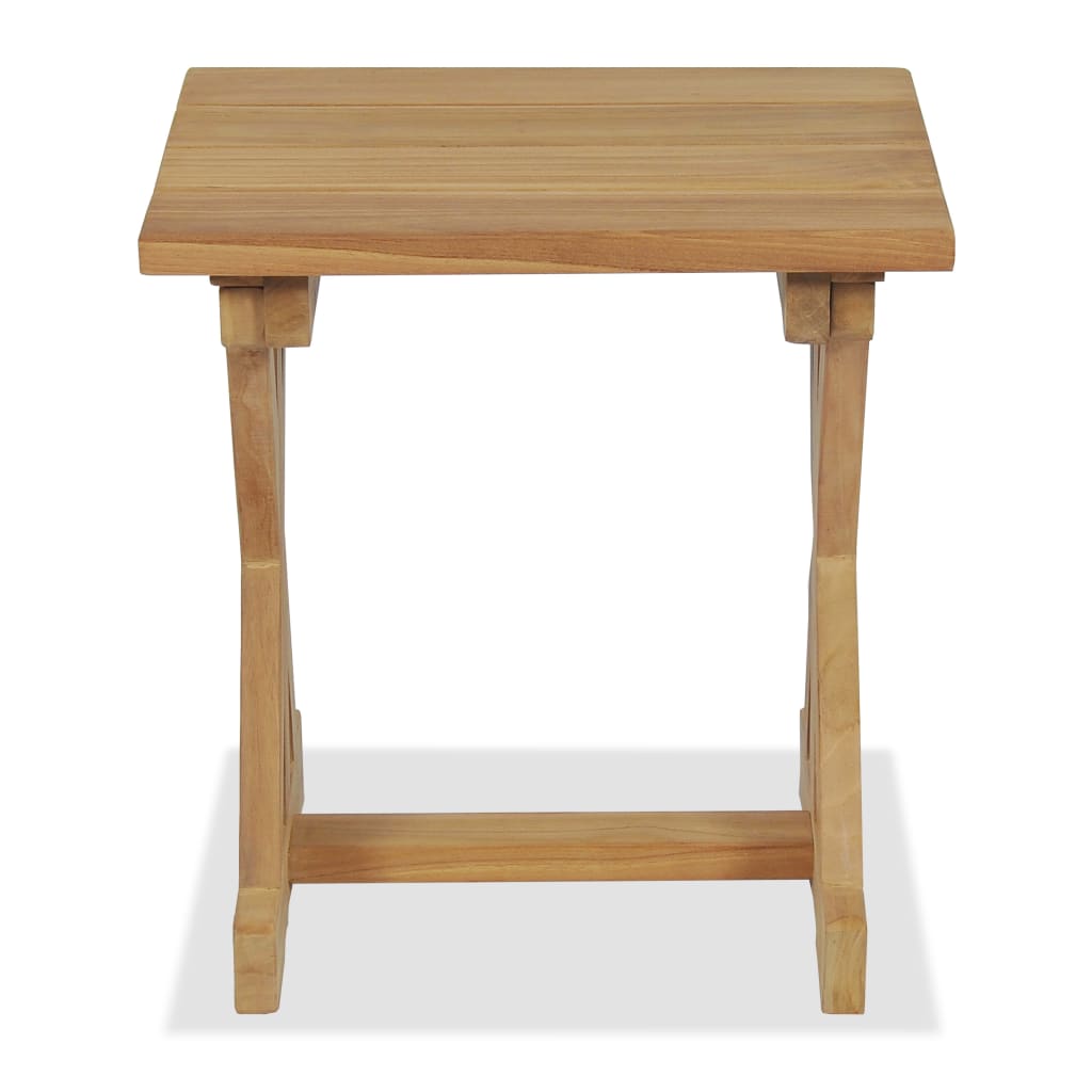 vidaXL Zahradní stolička 42 x 35 x 45 cm masivní teakové dřevo