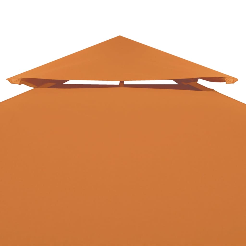vidaXL Náhradní střecha na altán 310g/m² oranžová 3 x 4 m