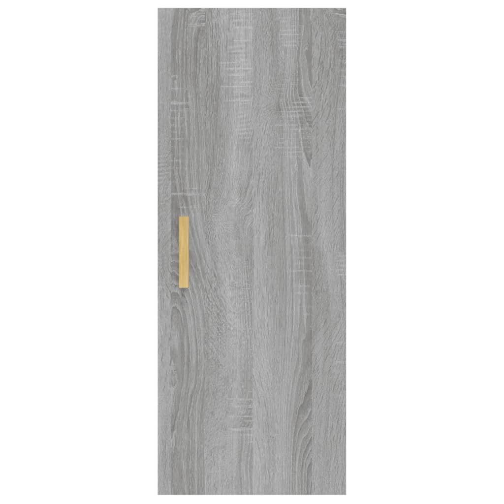 vidaXL Nástěnná skříňka šedá sonoma 34,5 x 34 x 90 cm kompozitní dřevo