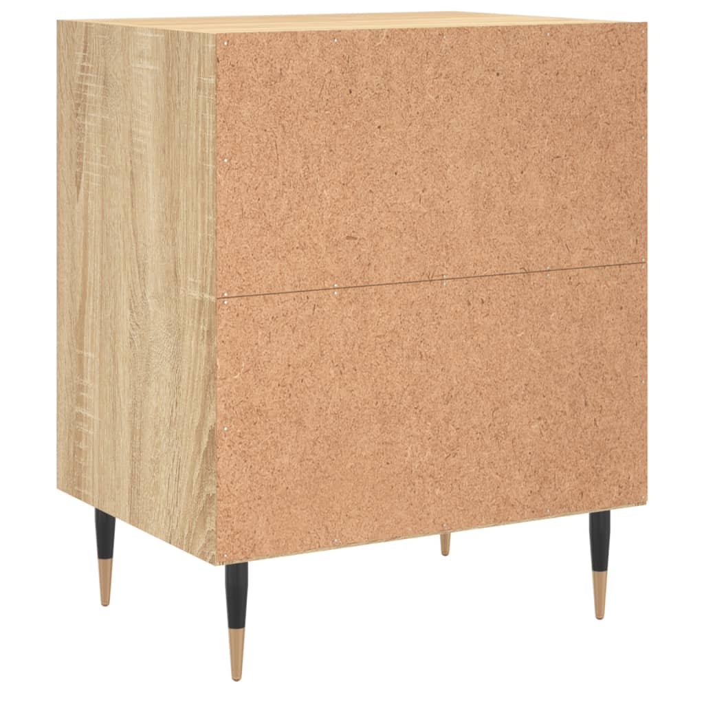 vidaXL Noční stolek dub sonoma 40 x 30 x 50 cm kompozitní dřevo