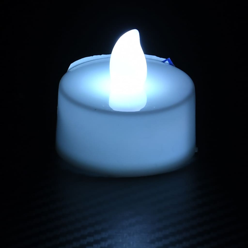 vidaXL Bezplamenné elektrické čajové svíčky LED 50 ks barevné