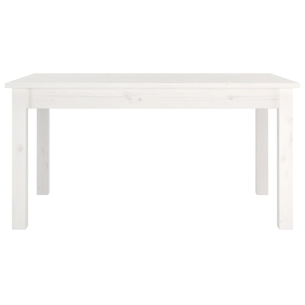 vidaXL Konferenční stolek bílý 80 x 50 x 40 cm masivní borové dřevo