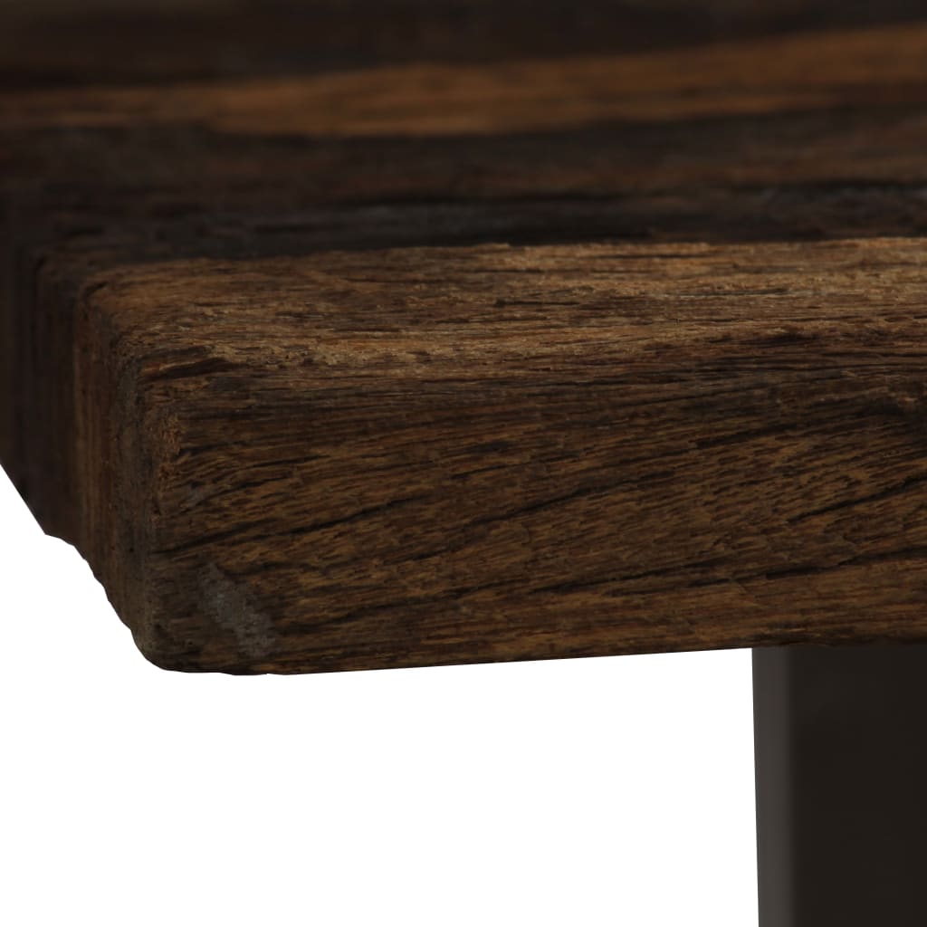 vidaXL Jídelní stůl recyklované dřevo a ocel 118 x 55 x 76 cm