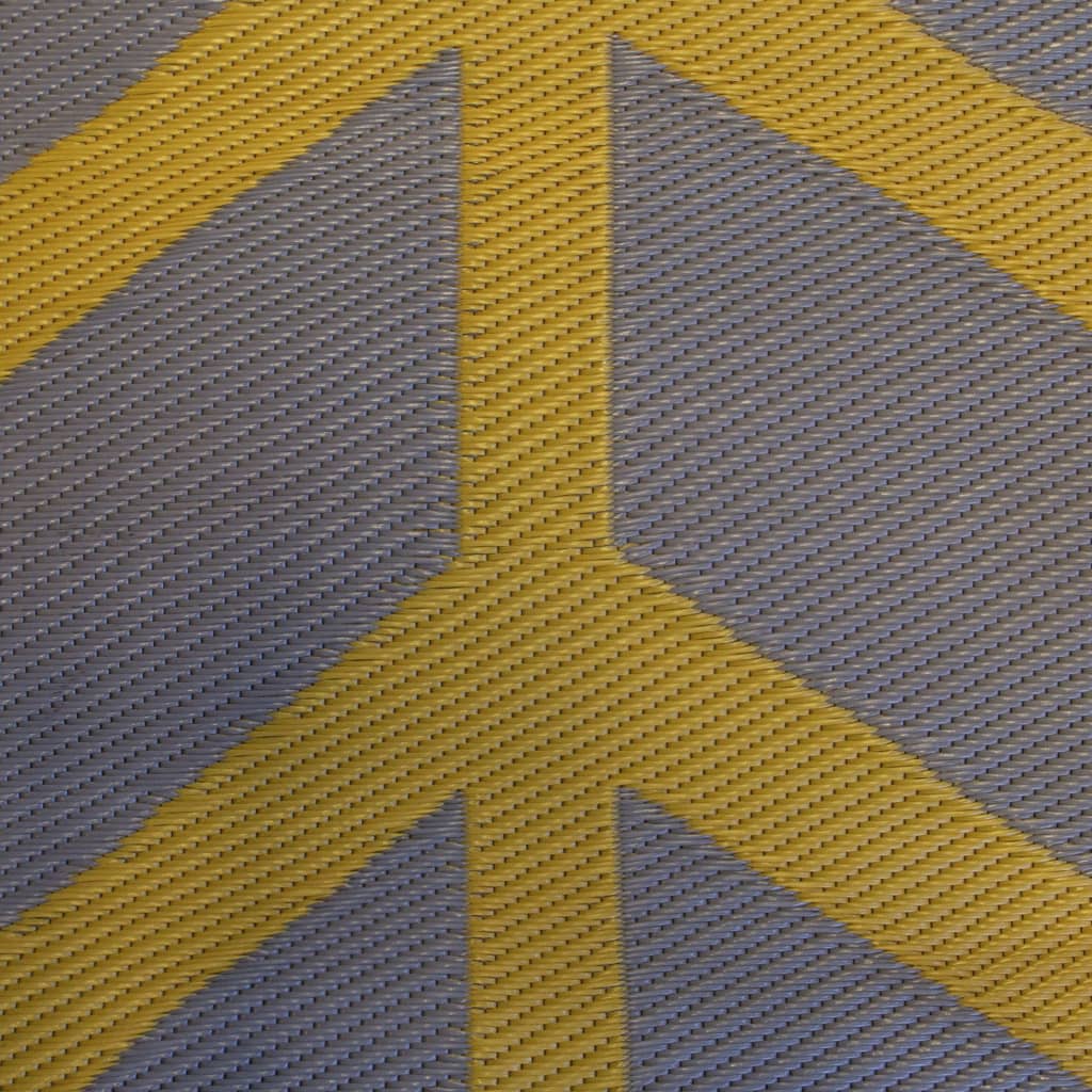 Bo-Camp Venkovní koberec Chill mat Flaxton 2,7 x 2 m L okrově žlutý