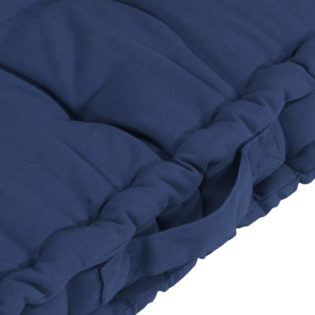 vidaXL Podušky na nábytek z palet 6 ks světle navy modré bavlna