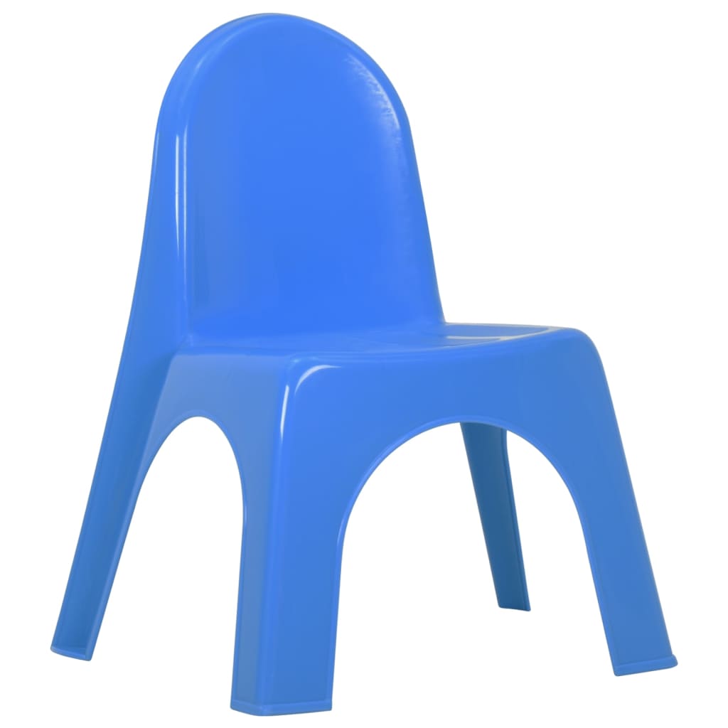 vidaXL Dětský stůl s židlemi PP