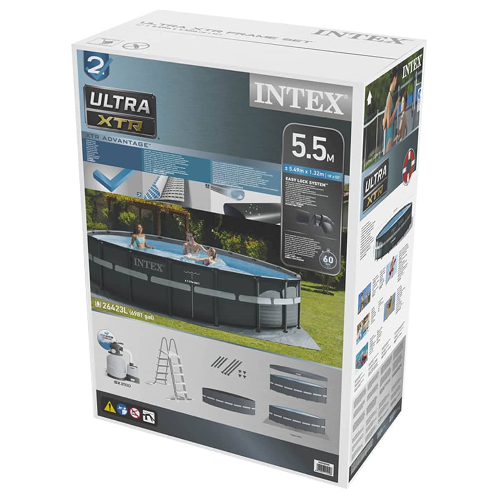 Intex Rámový bazén Ultra XTR 549 x 132 cm pískové filtrační čerpadlo