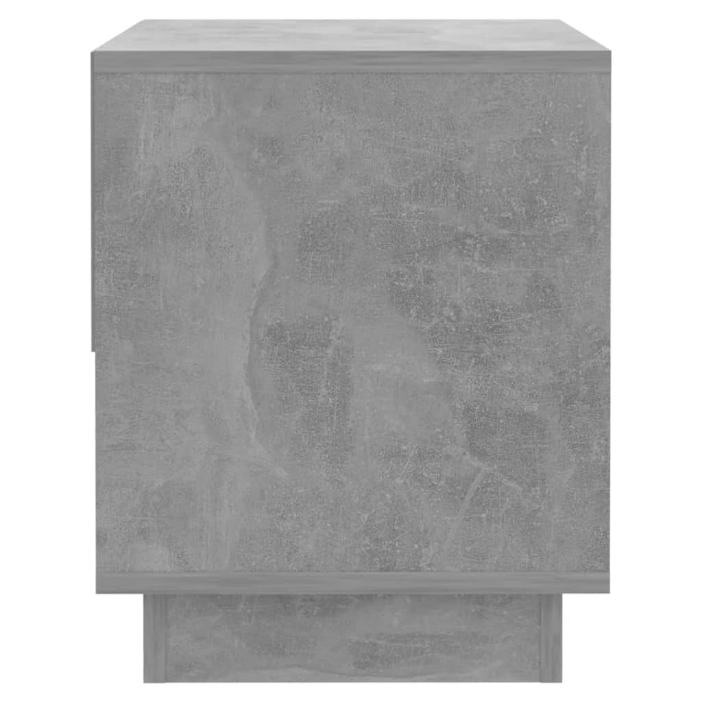 vidaXL Noční stolek betonově šedý 45 x 34 x 44 cm dřevotříska