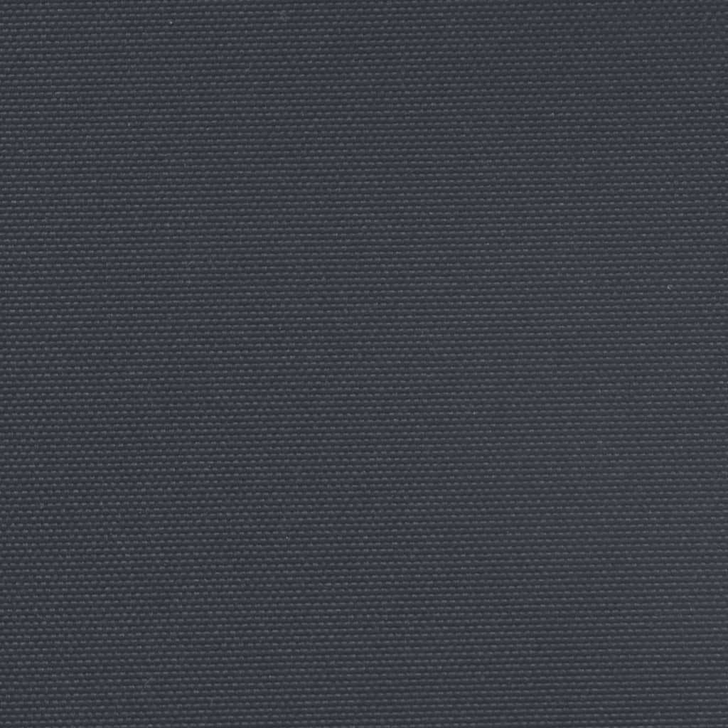 vidaXL Zatahovací boční markýza černá 160 x 600 cm