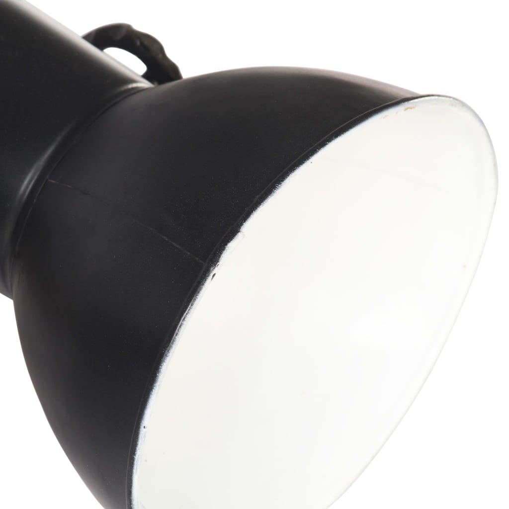 vidaXL Industriální nástěnné svítidlo černé 65 x 25 cm E27