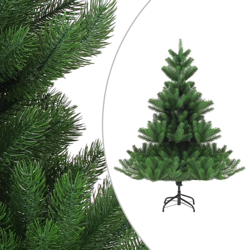 vidaXL Normandská jedle vánoční stromek s LED osvětlením zelený 150 cm