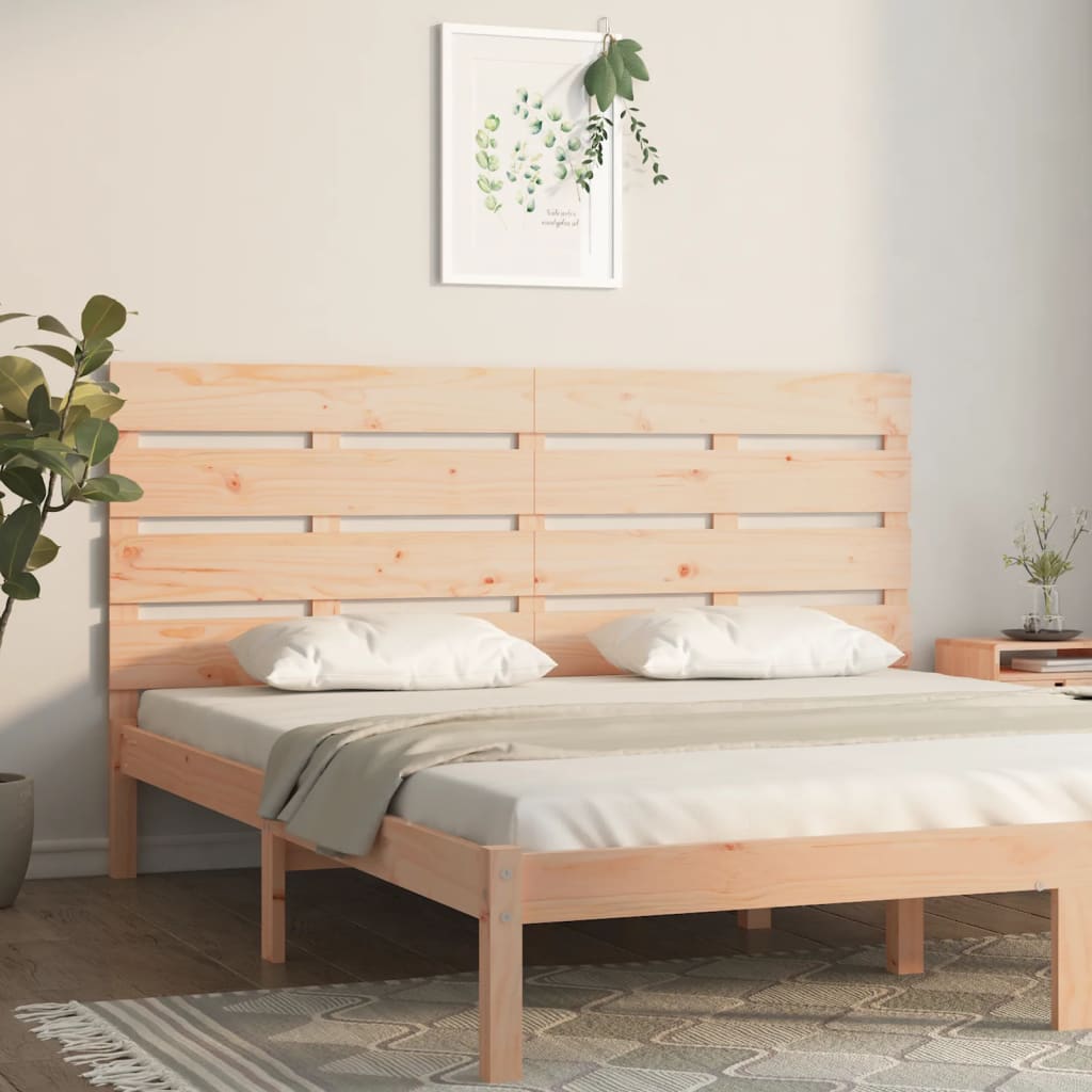 vidaXL Čelo postele 120 x 3 x 80 cm masivní borovice