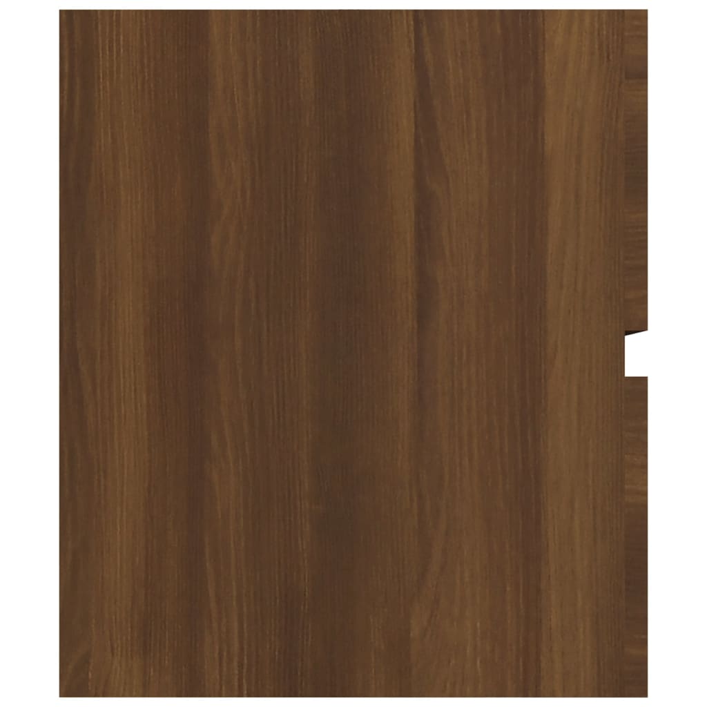 vidaXL Umyvadlová skříňka hnědý dub 90x38,5x45 cm kompozitní dřevo