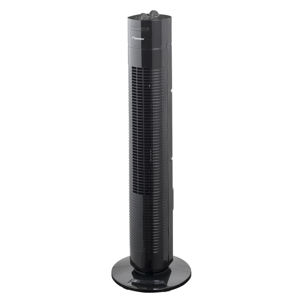 Bestron Tower ventilátor s časovačem 75 cm, 50 W černý AFT760Z