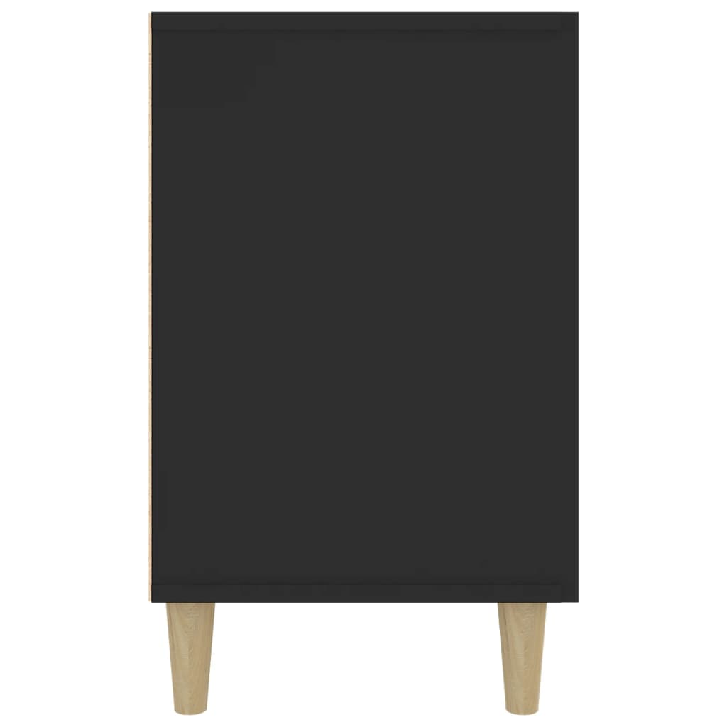 vidaXL Příborník černý 100 x 36 x 60 cm kompozitní dřevo