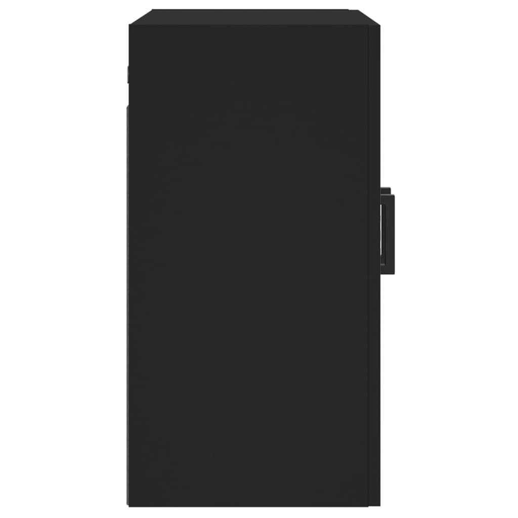 vidaXL Nástěnná skříňka černá 60 x 31 x 60 cm kompozitní dřevo
