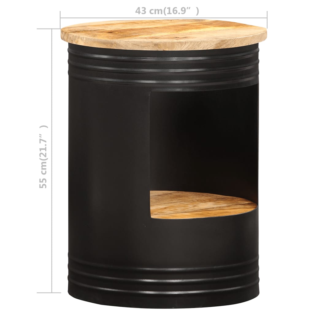 vidaXL Konferenční stolek 43 x 55 cm masivní mangovníkové dřevo