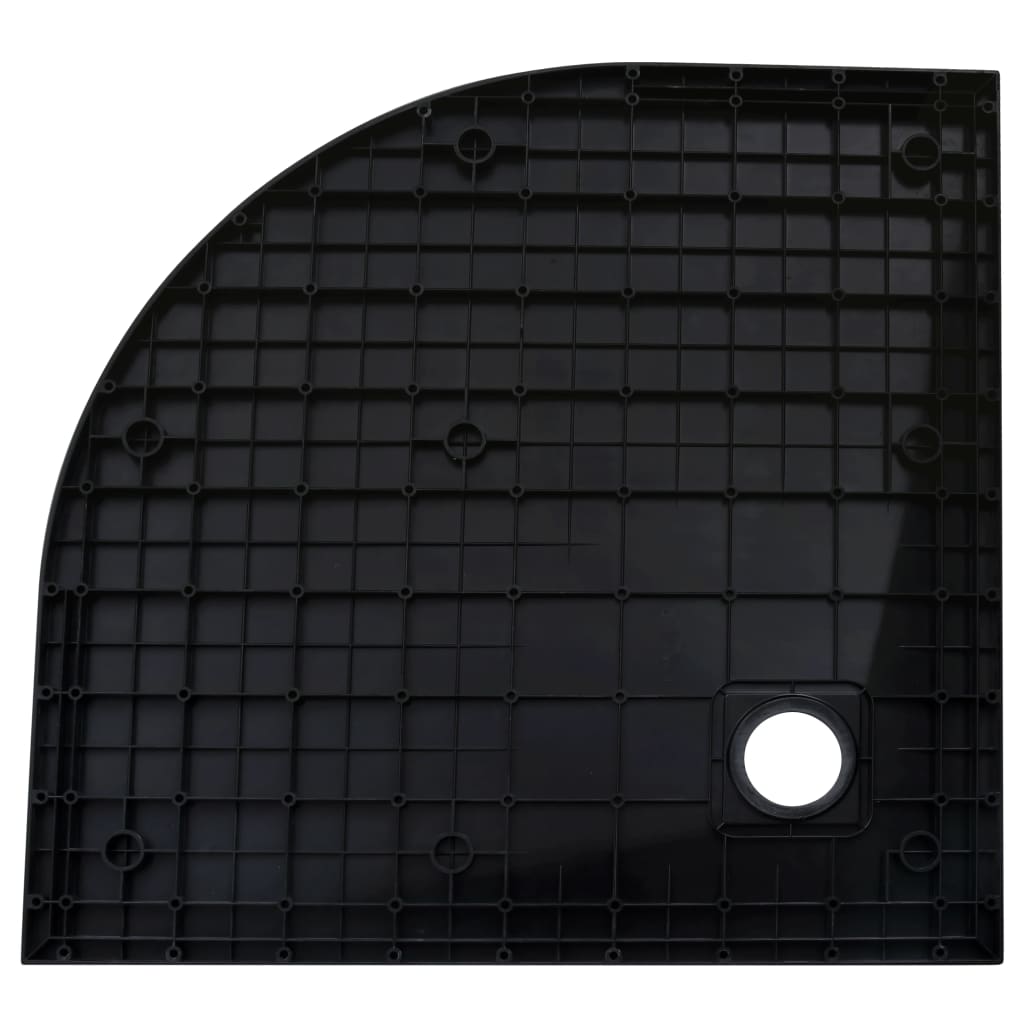 vidaXL Sprchová vanička SMC černá 90 x 90 cm