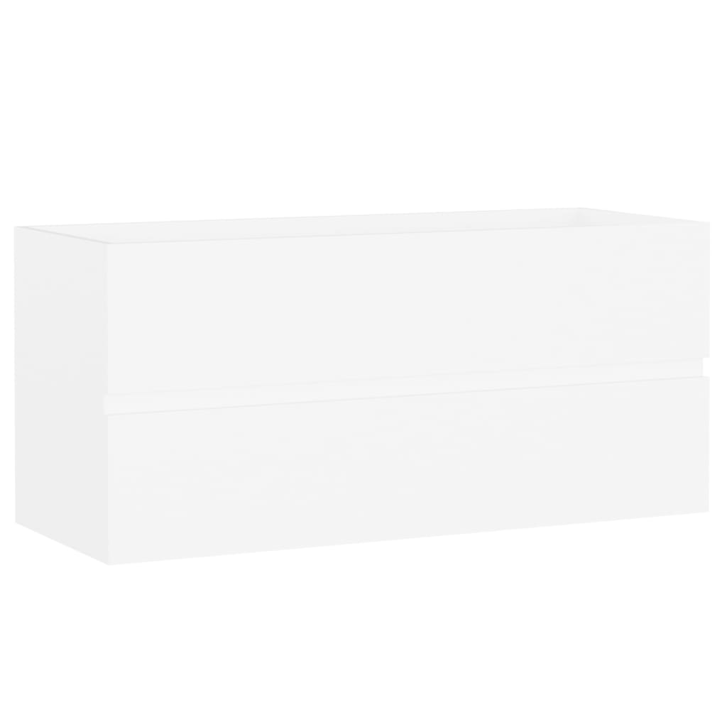 vidaXL Skříňka pod umyvadlo bílá 100 x 38,5 x 45 cm dřevotříska