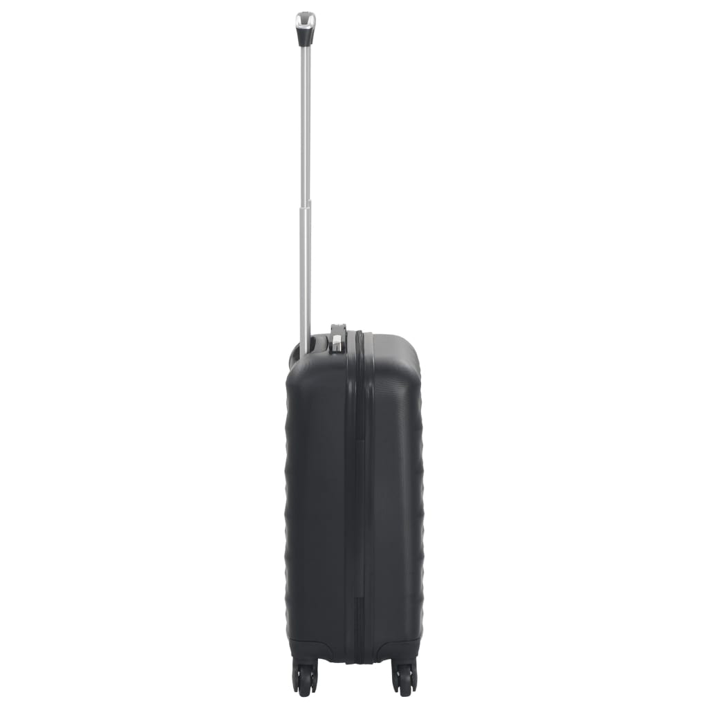 vidaXL Skořepinový kufr na kolečkách černý ABS