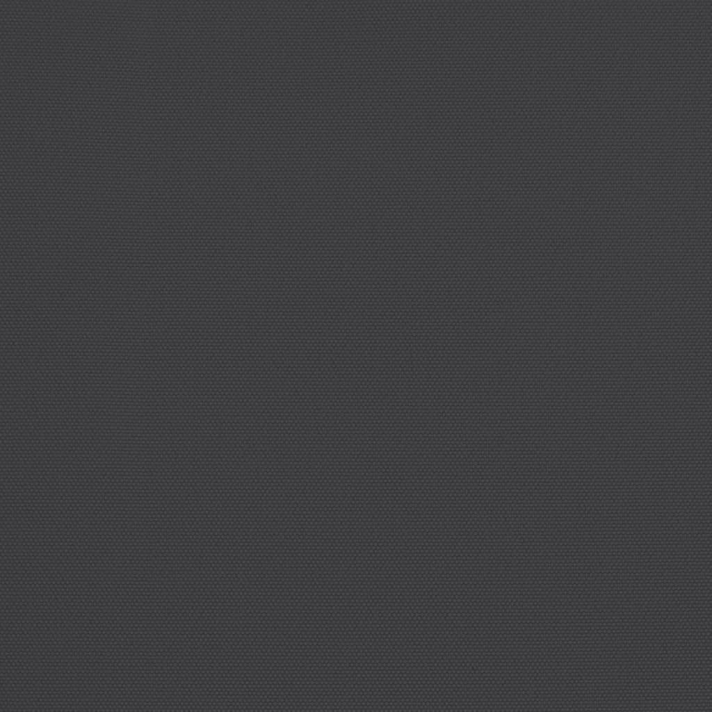 vidaXL Náhradní potah na konzolový slunečník černý 350 cm