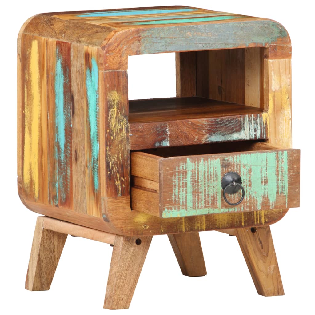 vidaXL Noční stolek 30 x 30 x 41 cm masivní recyklované dřevo