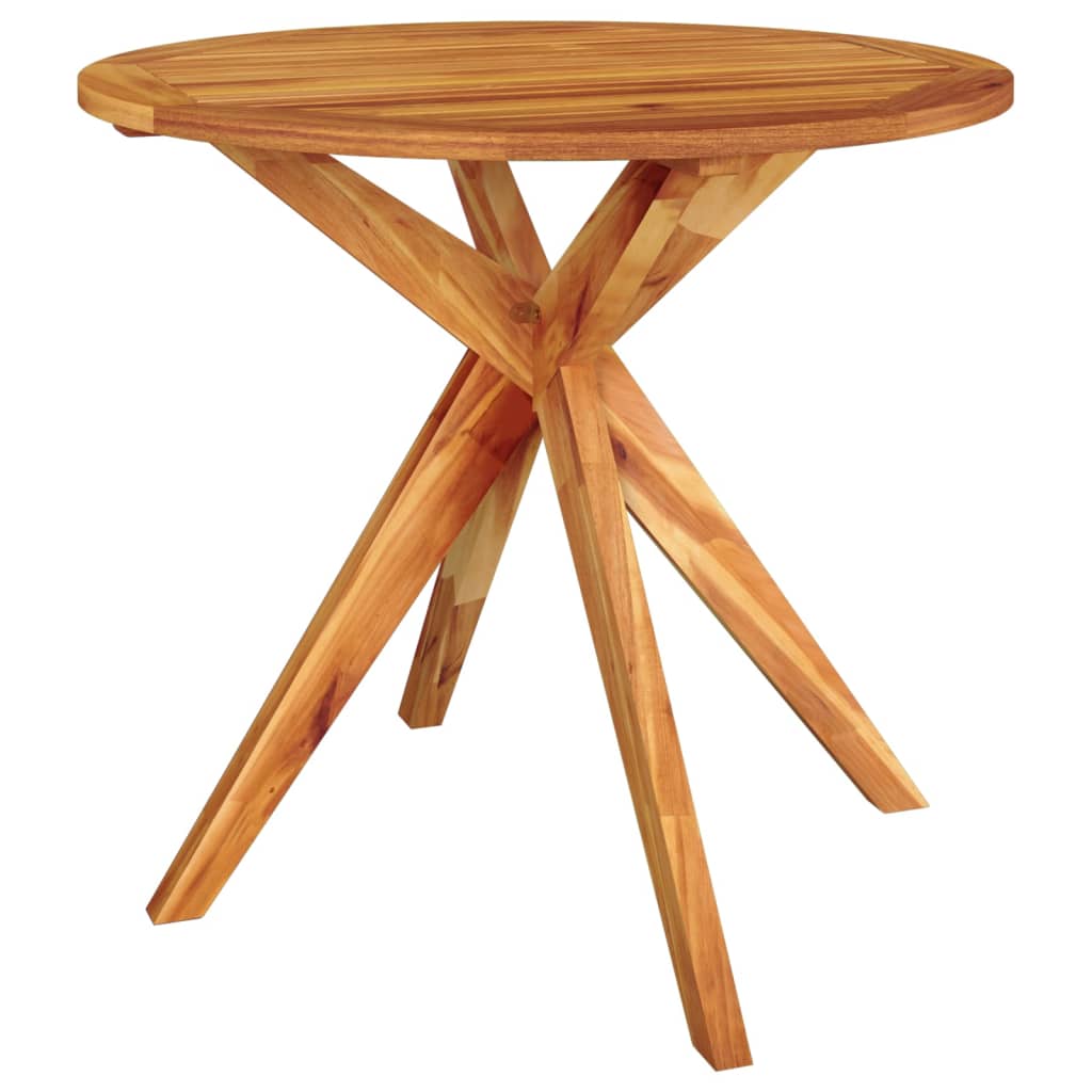 vidaXL Zahradní stolek 85 x 85 x 75 cm masivní akáciové dřevo