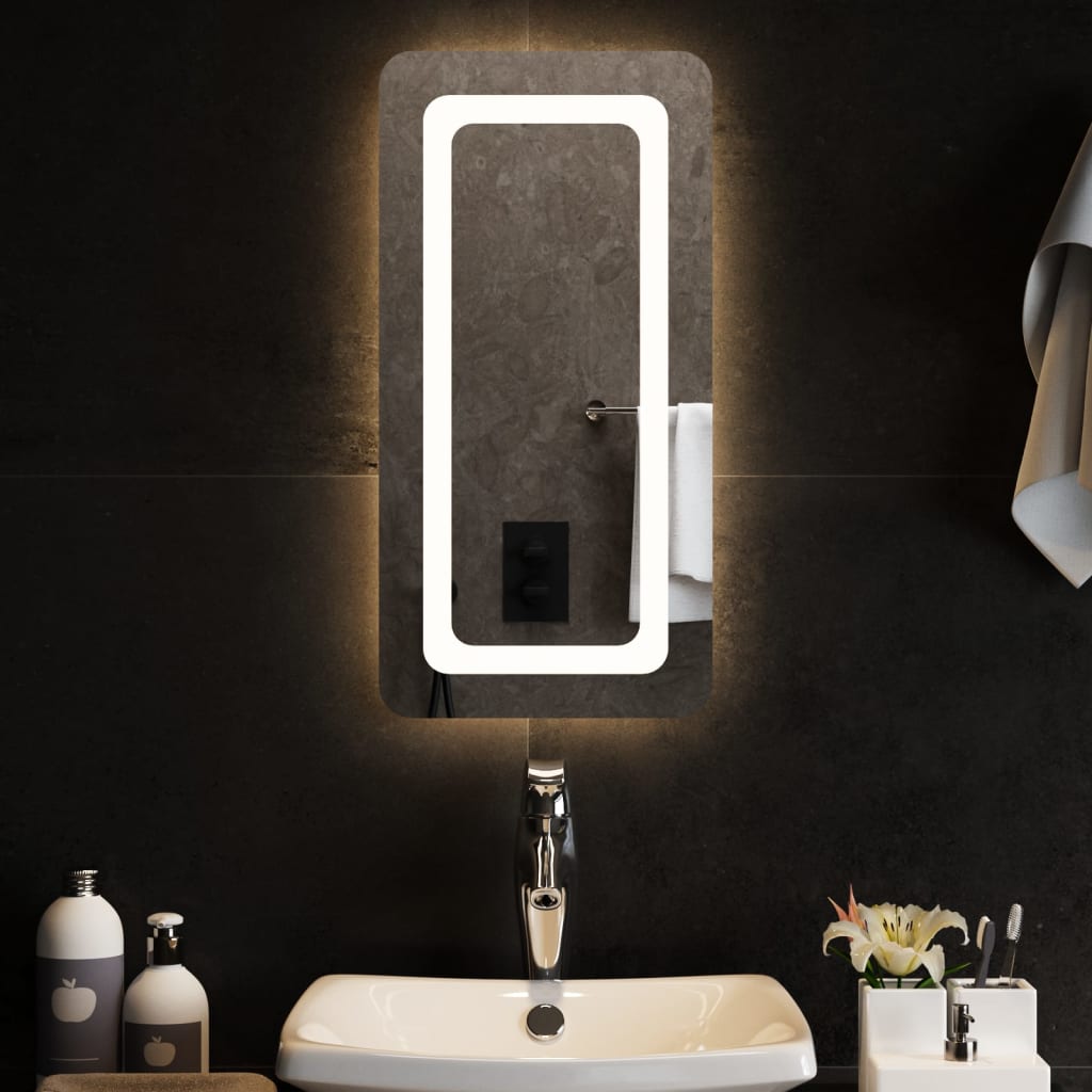vidaXL Koupelnové zrcadlo s LED osvětlením 30x60 cm