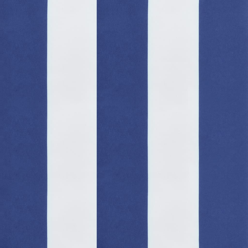 vidaXL Dekorační polštáře 4 ks modré a bílé pruhy 50 x 50 cm textil