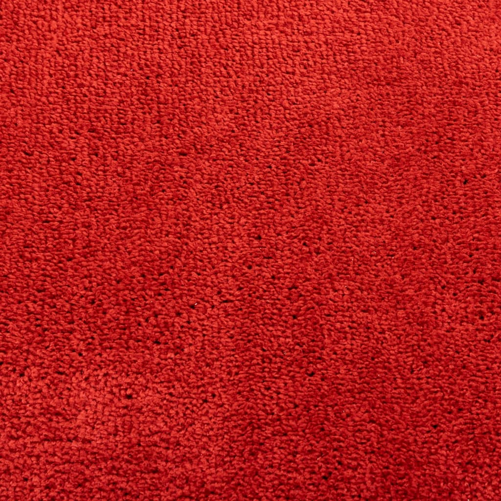 vidaXL Koberec OVIEDO krátký vlas červený 80 x 250 cm