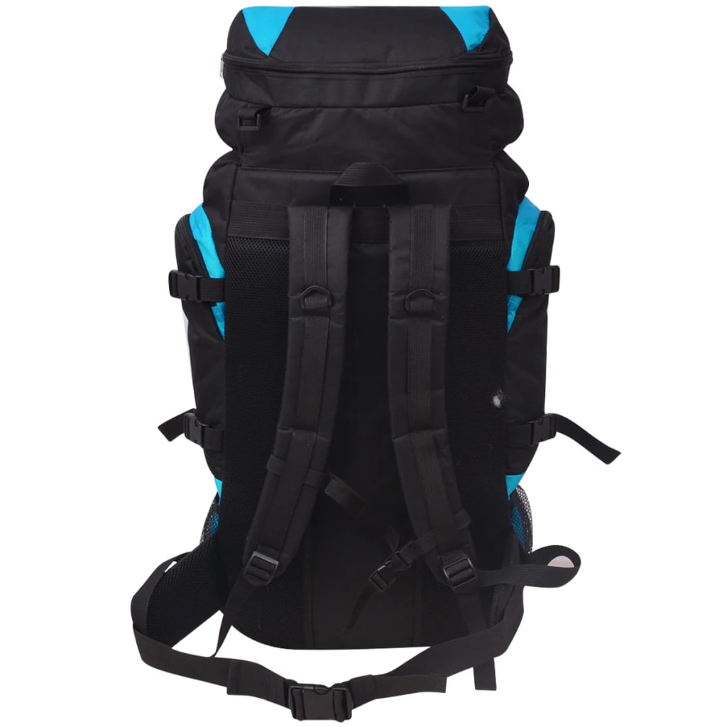 vidaXL Outdoorový batoh XXL 75 l černý a modrý