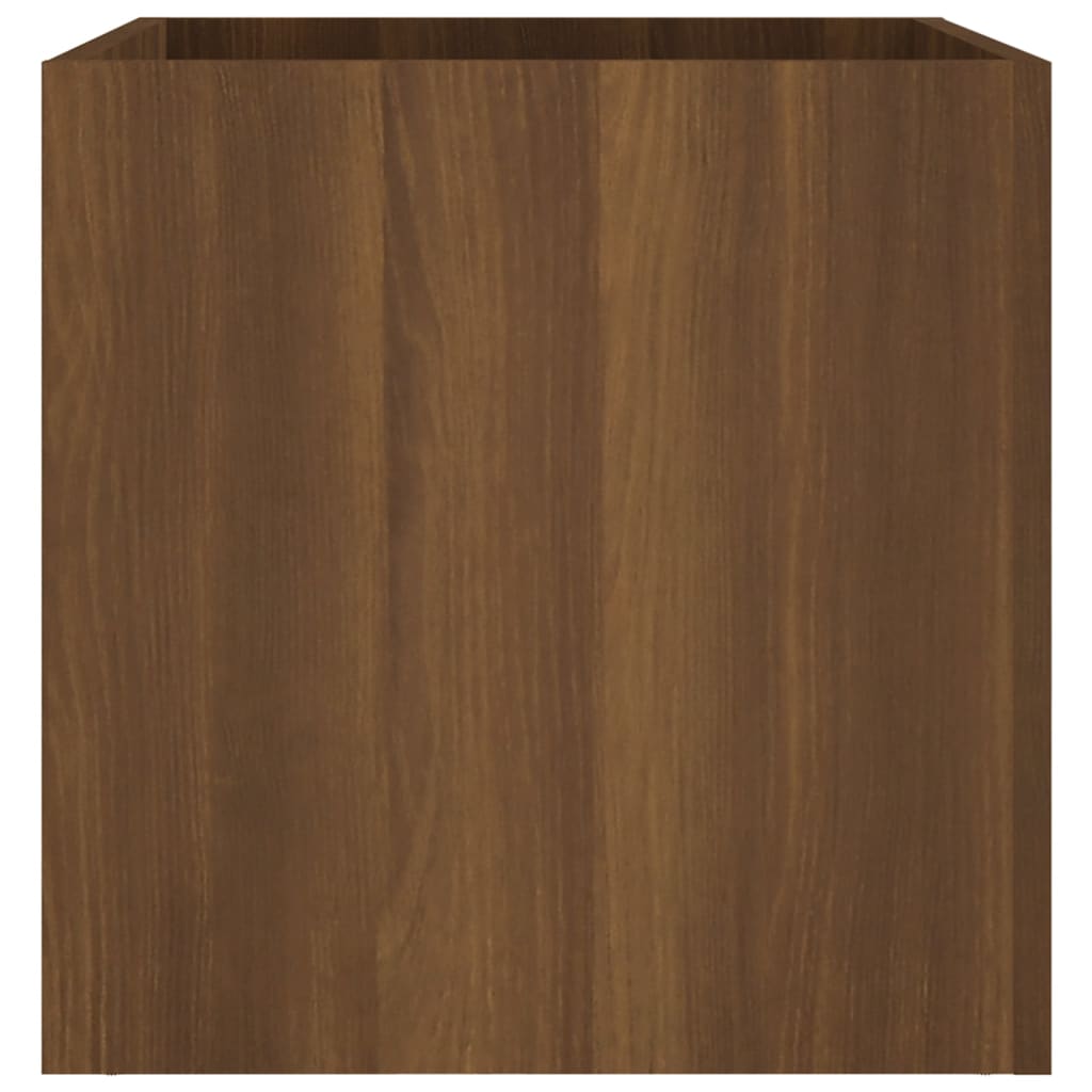 vidaXL Truhlík hnědý dub 40 x 40 x 40 cm kompozitní dřevo