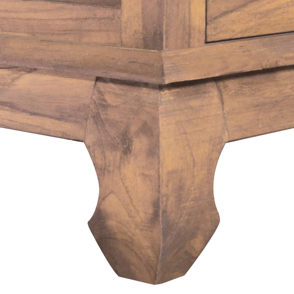 vidaXL TV stolek 110 x 35 x 40 cm masivní teakové dřevo