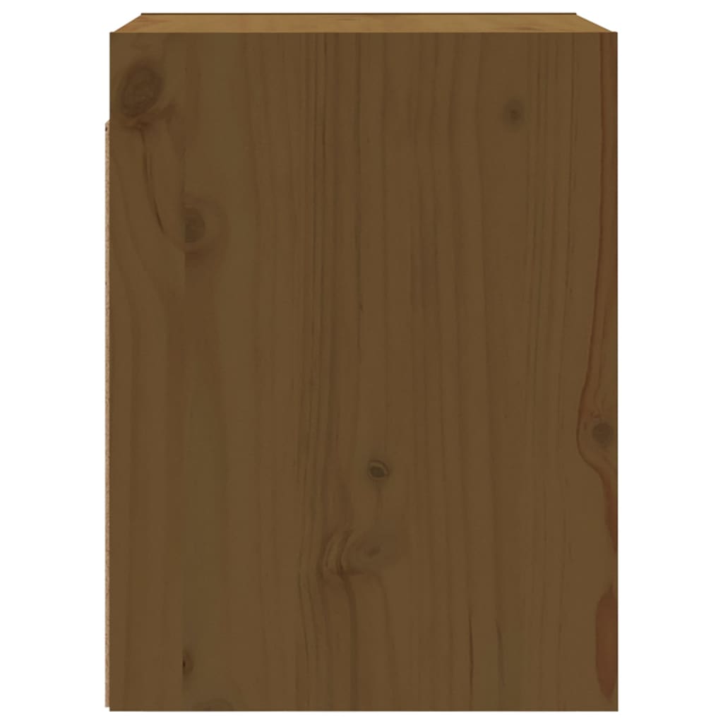vidaXL Nástěnné skříňky 2 ks medově hnědé 30x30x40 cm masivní borovice