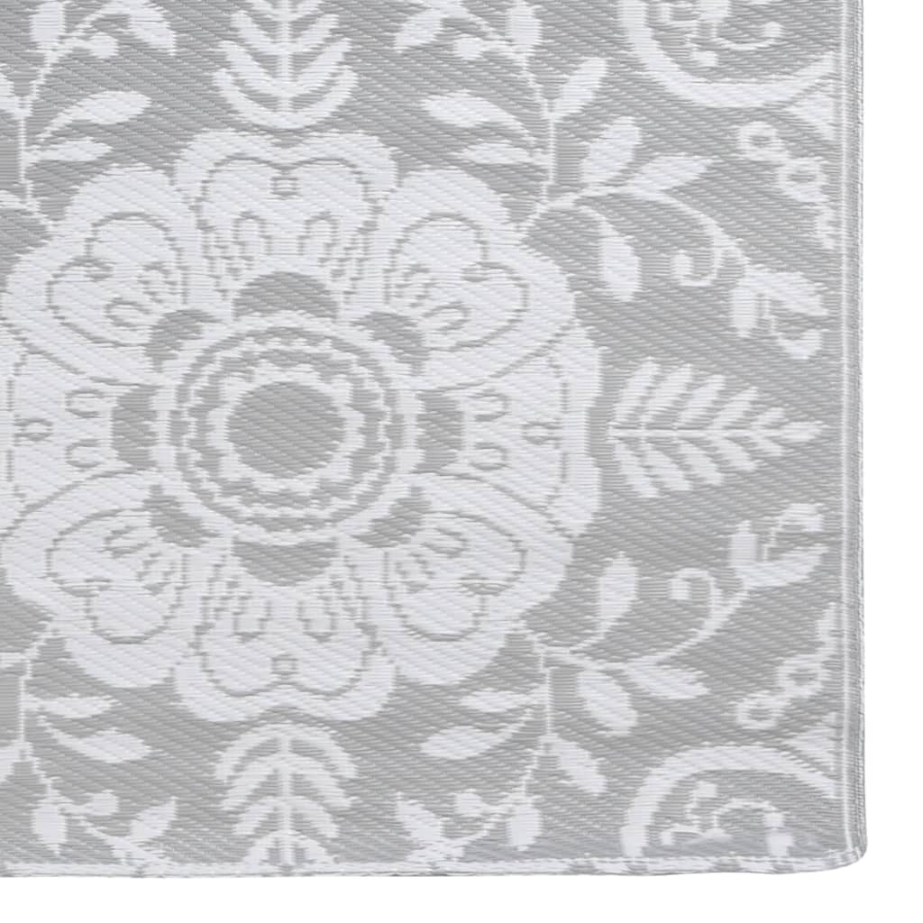 vidaXL Venkovní koberec světle šedý 160 x 230 cm PP