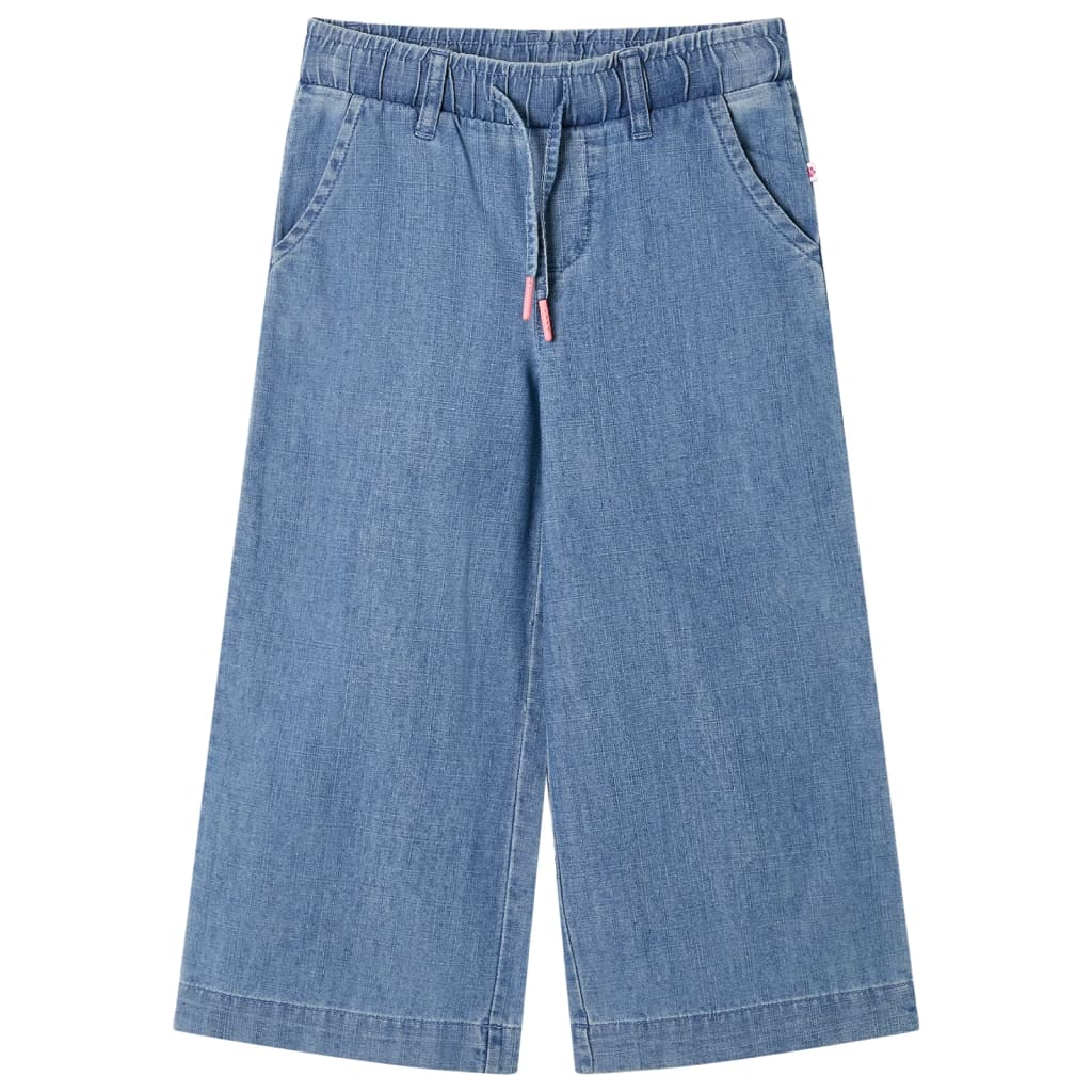Dětské kalhoty džínově modré 92