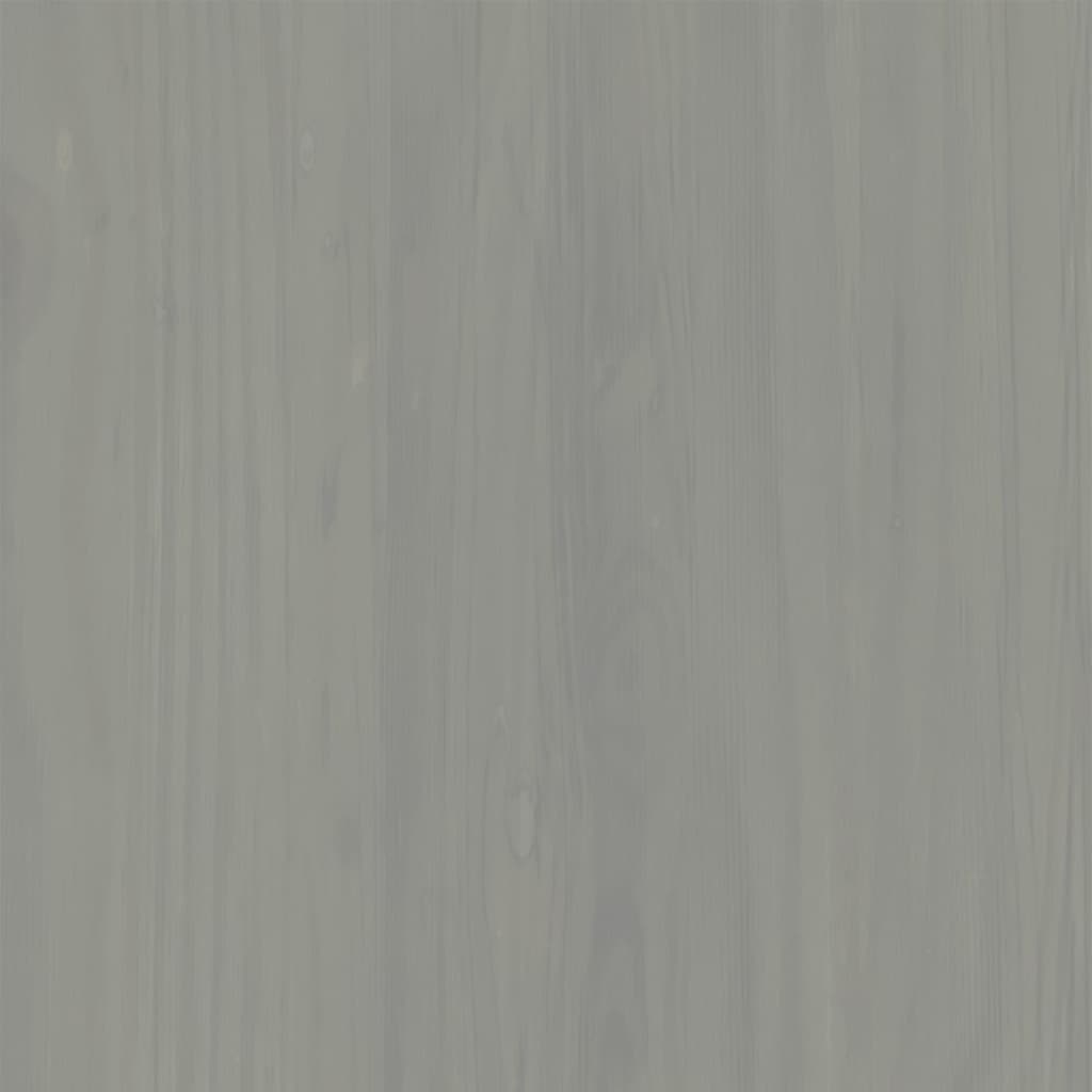 vidaXL Příborník se zásuvkami VIGO 113x40x75 cm šedý masivní borovice