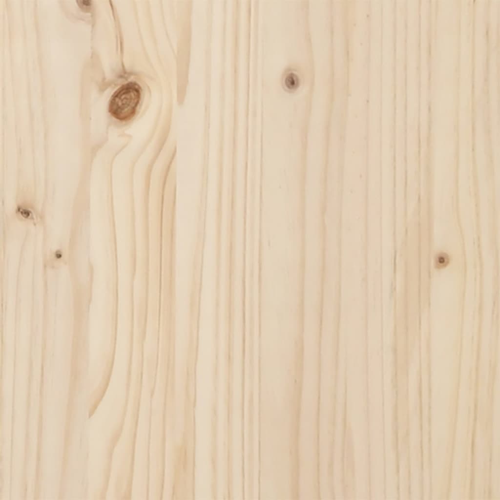 vidaXL Zahradní lehátka 2 ks se stolkem masivní borové dřevo