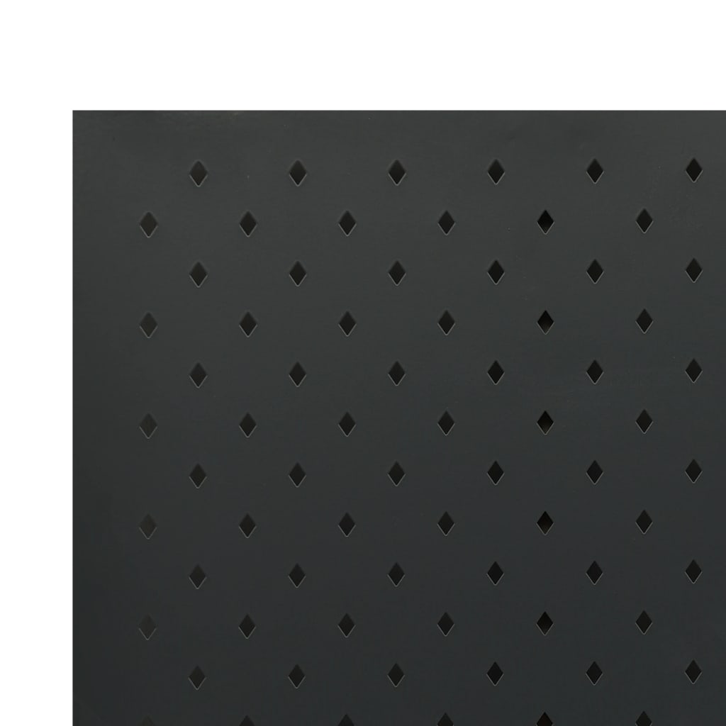 vidaXL 3dílný paraván černý 120 x 180 cm ocel