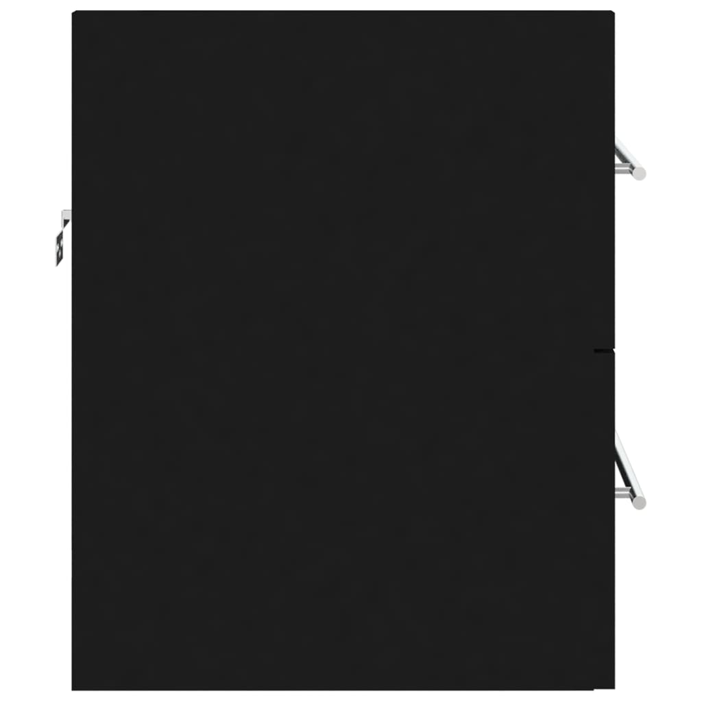 vidaXL Skříňka pod umyvadlo černá 60 x 38,5 x 48 cm dřevotříska