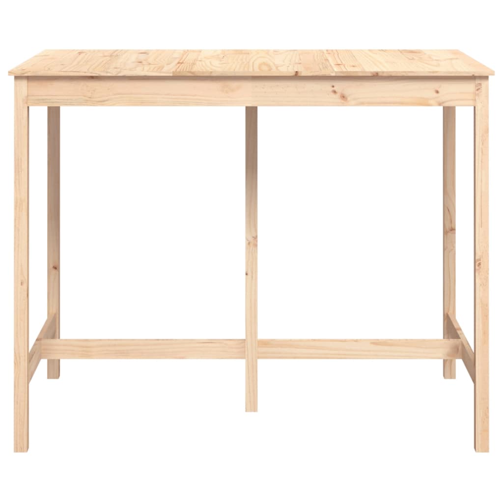 vidaXL Barový stolek 140 x 80 x 110 cm masivní borové dřevo