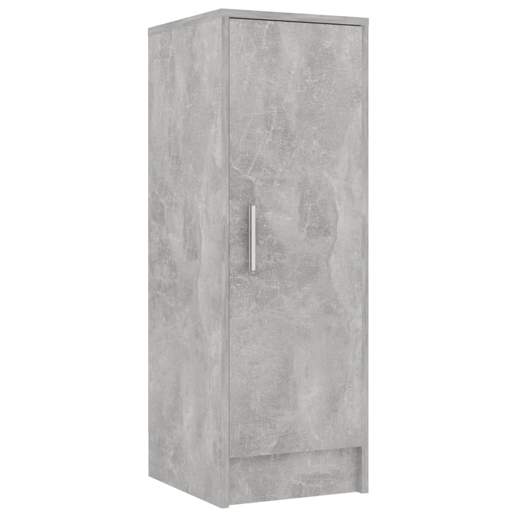 vidaXL Botník betonově šedý 32 x 35 x 92 cm dřevotříska